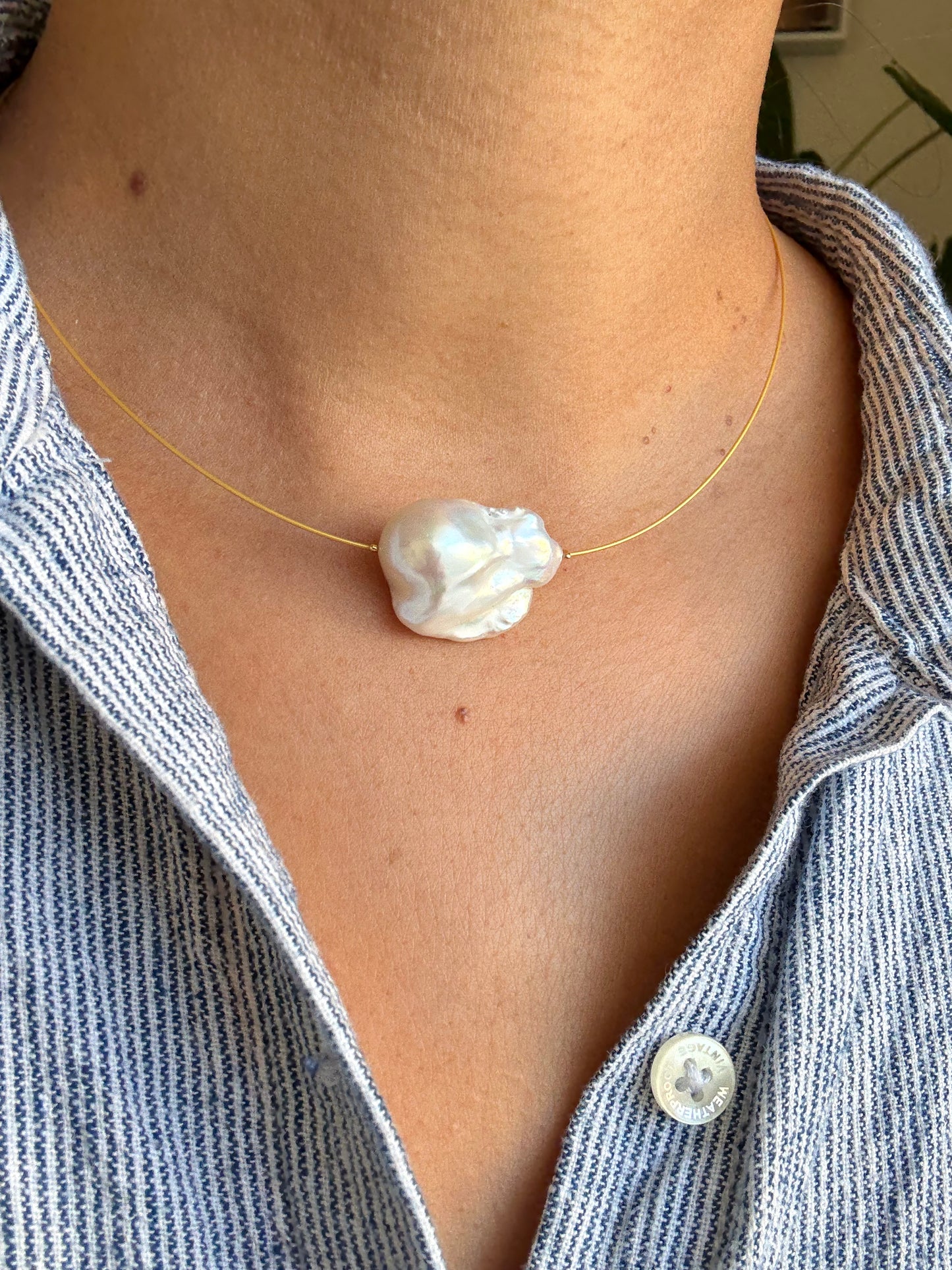 Wow! Perla barroca blanca (LEE la descripción)