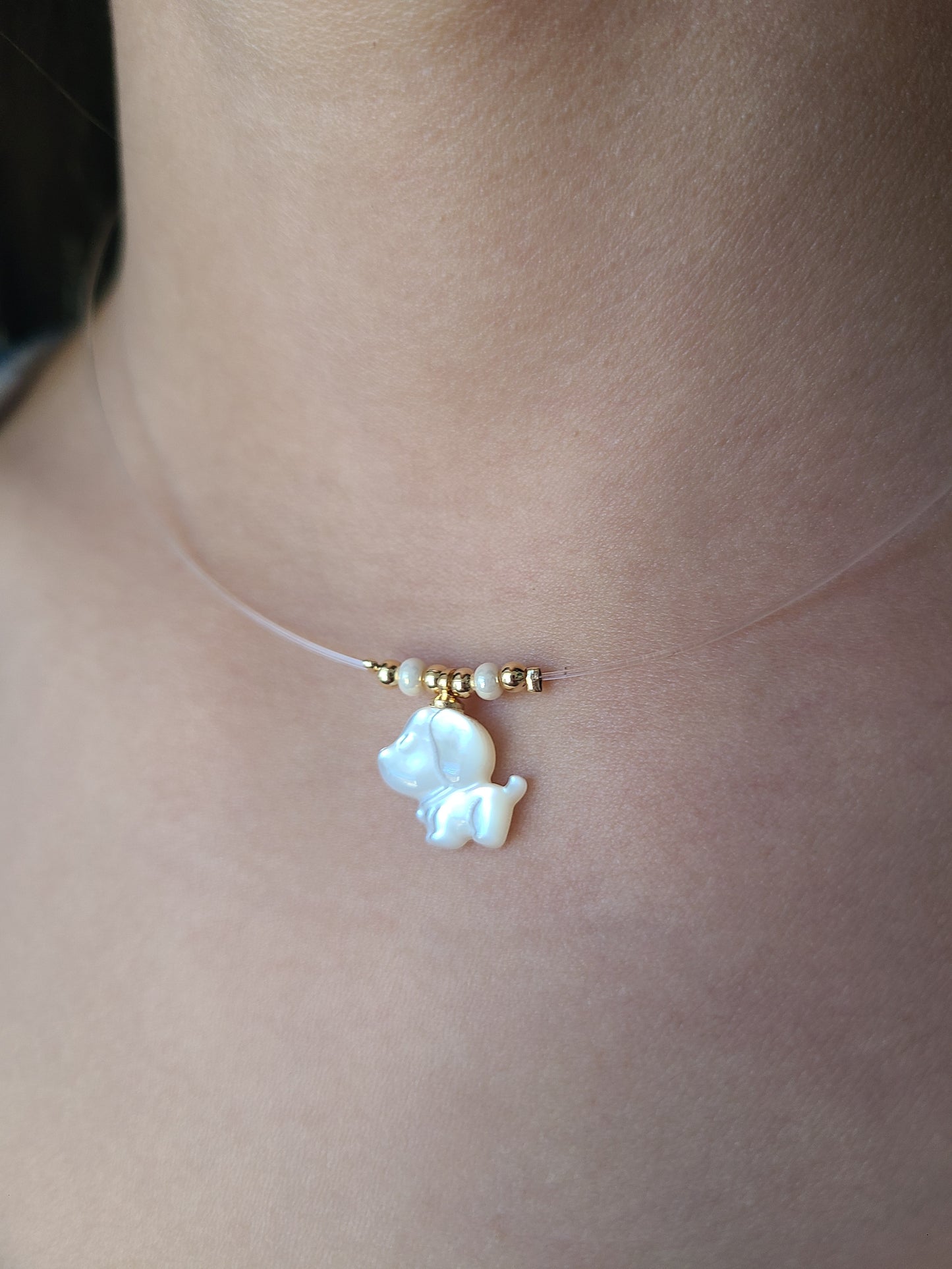 Perro blanco y negro 🐕 (Lee la descripción sobre la medida )