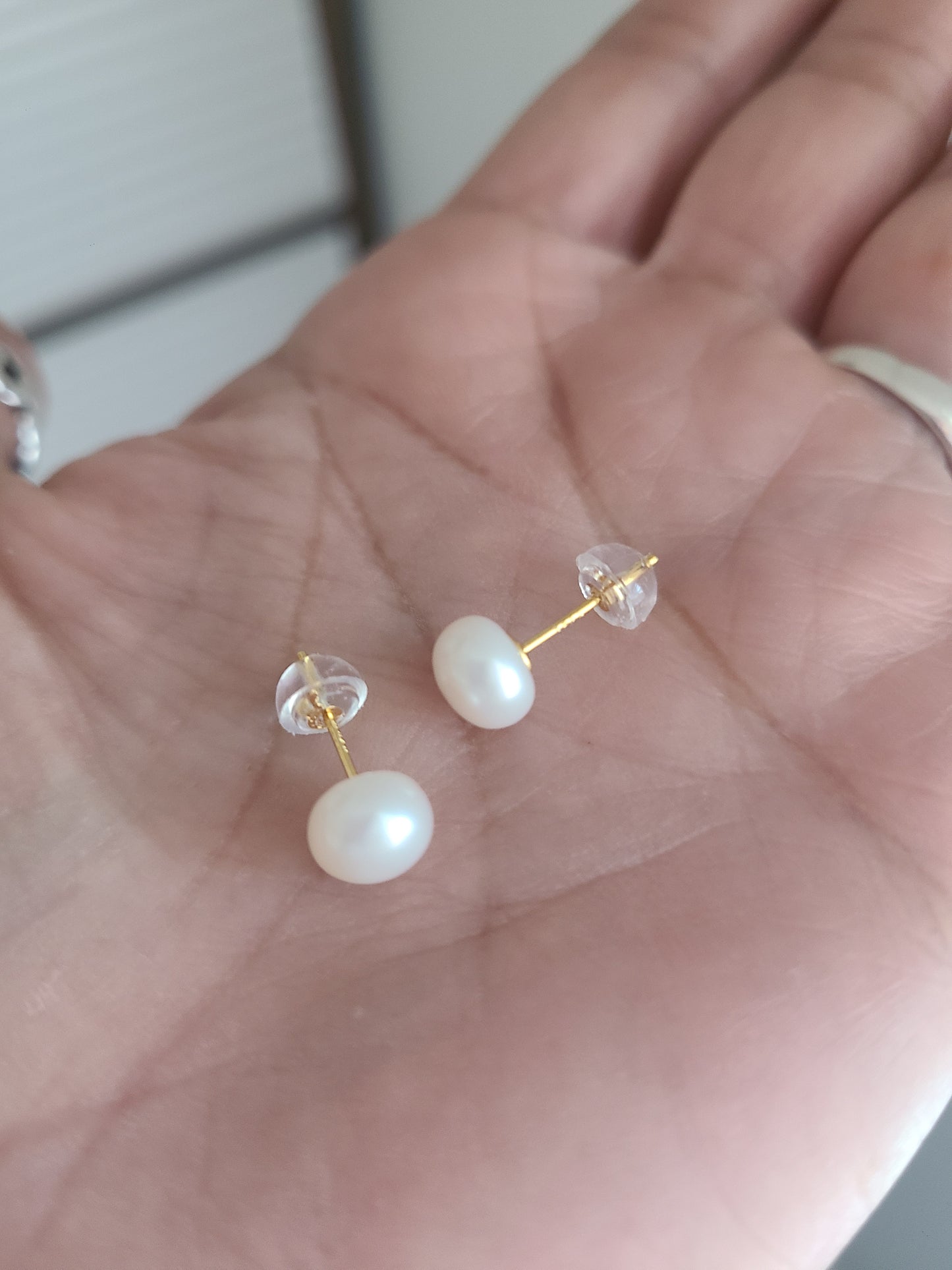 Aretes de perla cultivada