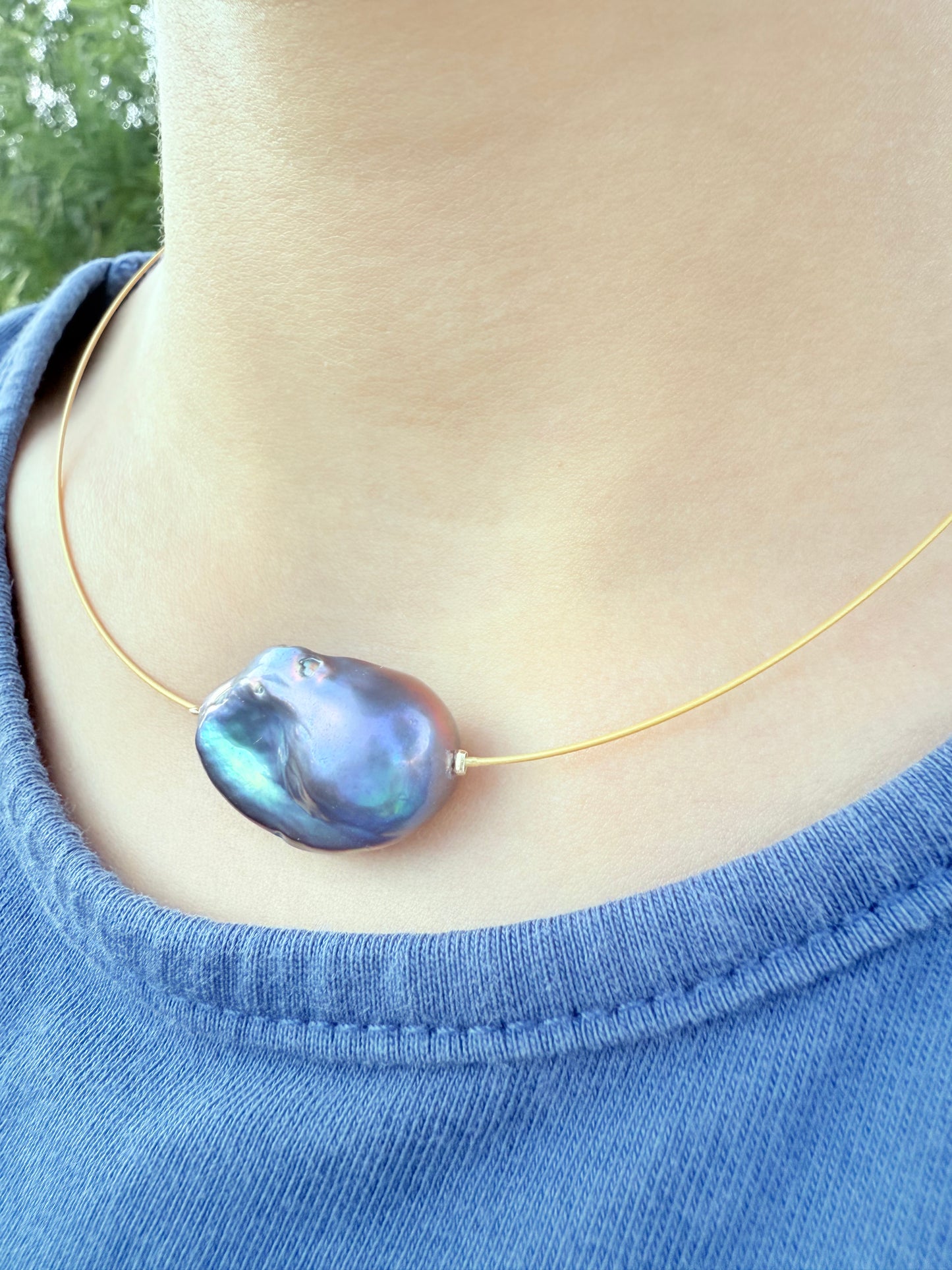 Wow! Perla negra tornasol…