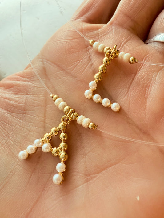 Letras con perlas