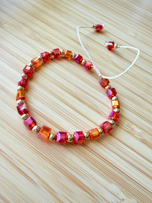 Pulsera en cristales